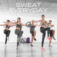 Mancuerna Circular de Silicona Ligera para Pilates, Fácil de Transportar al Estudio, Color Personalizado, MOQ Bajo, Mancuerna para Gimnasio en Casa