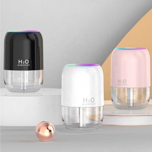 2024 New Arrival 200Ml H2o Portable Mini Car Ultrasonic <b>Essential</b> <b>Oil</b> <b>Diffusers</b> Night Light Usb Air Humidifier - Product Image 3