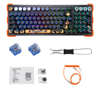 99 Tombol Triple-Mode Silent New Status Kailh Axis RGB Backlit Full Size Hot Swappable Type-C Anti-Ghosting Gaming Keyboard