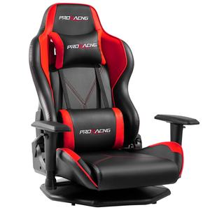 HCYZ usine gris <span class=keywords><strong>PVC</strong></span> cuir pas cher ordinateur course chaise de jeu sans pied <span class=keywords><strong>fixe</strong></span> châssis rotatif Esports chaise - Product Image 3