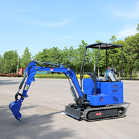 Mini-excavatrice électrique à batterie lithium 1,5T, faible bruit, zéro émission, compacte