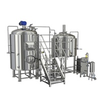 Équipement de brassage de bière artisanal de 500L, machine à brasser de la bière à domicile avec cuve de fermentation conique