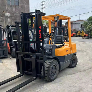 Motor Diésel de Segunda Mano TCM para Montacargas HELI de 3 Toneladas, Fabricado en Japón, con Desplazador Lateral - Product Image 1