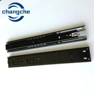 New Design Telescopic Channels Drawer Slider Push To Open Ball Bearing Drawer Slide