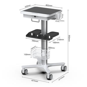 Carrito de Almacenamiento Móvil para Clínica Dental, para Escaneo Intraoral, Tratamiento de Conducto Radicular, Implantes, Carrito Dental Integrado - Product Image 2