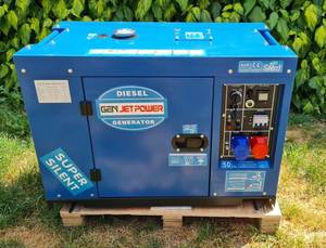 Générateur à air refroidi de petite taille 8kw/8kva au design élégant avec commutateur de transfert automatique - Product Image 1