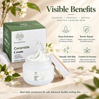 Crème Visage Fermentée au Céramide, Niacinamide et Acide Hyaluronique – Hydratante, Réparatrice de la Barrière Cutanée, Apaisante, Raffermissante et Réparatrice