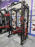 Equipo de Gimnasio Comercial Longotech, Máquina Smith Multifuncional para Ejercicios