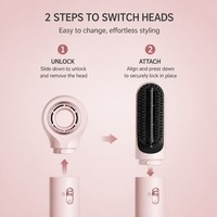 Torlin Professional Prêt à Expédier Sèche-Cheveux Styler à Air Chaud 6-en-1 110000RPM avec Moteur BLDC, Brosse Peigne Volumisante, Lisseur et Fer à Boucler