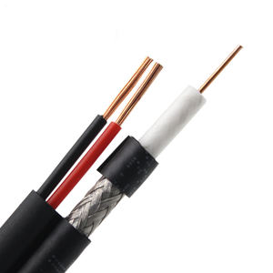 Coaxial RG59 + 2C <span class=keywords><strong>Cable</strong></span> de alimentación <span class=keywords><strong>Cable</strong></span> CCTV - Product Image 2