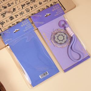 Autocollants rotatifs pour réfrigérateur, à suspendre en voiture, à motif floral, avec technique d'impression d'algues de Dunhuang, style culturel national, pour décoration de sites touristiques, en métal - Product Image 4