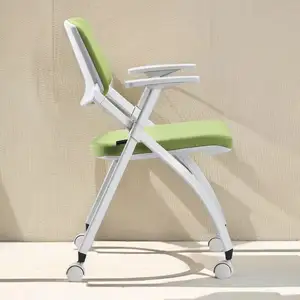 Cadeira de treinamento dobrável moderna para sala de treinamento Cadeira escolar dobrável e durável com um design elegante