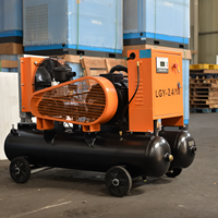 Compresseur d'air diesel portatif de haute qualité de vis de Kaishan LGY-5/8g usine directe 10 barres 380V caractéristique mobile PLC de moteur d'air de gaz
