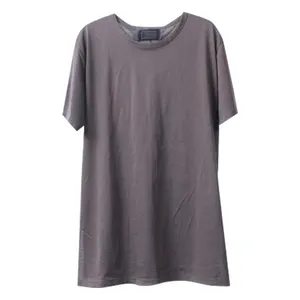 Wholesale High-quality 100% Cotton Heavy Brown Custom Oversize Drop Shoulder T shirt Man