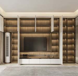 Custom Living Room Furniture <b>TV</b> Stand <b>Wall</b> Unit Cabinet Modern Design <b>Extendable</b> Adjustable Storage <b>TV</b> Furniture - Product Image 2