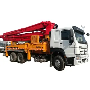 Sany Factory 37M Small Used Truck Mounted Concrete Pump Truck Price For Sale