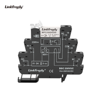 Indicateur LED AC/vis Slim, 6a/250v dc, design à vis, Module relais avec Rail Din, puissance PLC, pour automatisme de maison connectée, nouveauté