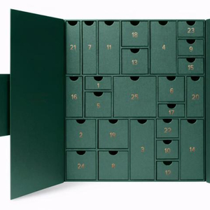 Wholesale custom design empty advent calendar box