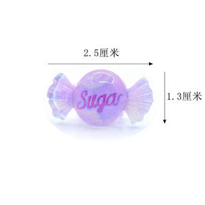 Meilleures ventes : Breloques et cabochons en résine Kawaii, motifs bonbons et confiseries simulées, pour la création de bijoux et d'artisanat - Product Image 5