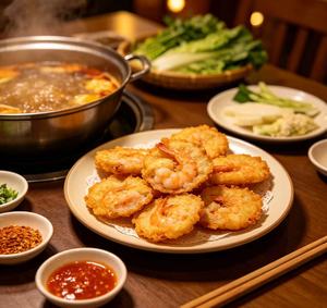 ขนมกุ้งกรอบเคลือบแป้งทองคำแช่แข็งฮาลาล |   กุ้งป่นปรุงรสสำเร็จรูป ซูริมิ อาหารทะเลสำหรับปาร์ตี้หม้อไฟและบาร์บีคิว - Product Image 4