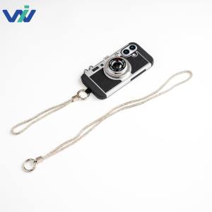 豪华闪亮的脖子/手腕挂绳，适用于手机水钻 & 聚氯乙烯 & 锌合金 & 聚酯绳其他类别手机配件 - Product Image 6