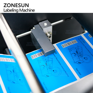 ZONESUN ZS-TB50SM Étiqueteuse Semi-Automatique pour Pots en Verre de Sauce et Confiture ou Bouteilles Rondes en Plastique – Applicateur d'Étiquettes Adhésives - Product Image 3