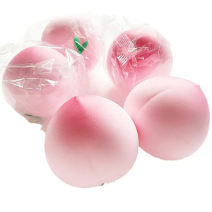 Creative Stress-Relief Squishy Peach <b>Squeeze</b>-and-Squish Release <b>Ball</b> Slow-Rebound Decompression Gadget Toy for All Ages - Product Image 6