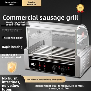 Nouvelle machine commerciale entièrement automatique pour grillades de saucisses et hot-dogs, compacte pour usage domestique avec grille double couche - Product Image 5