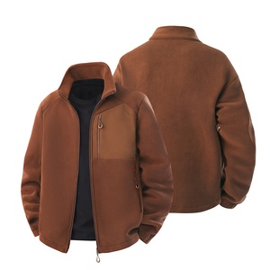 <strong>Men's</strong> Autumn Outdoor Hiking Wear Keep Warm Stand Collar Breathable <strong>Light</strong> Weight Polartec 420 Polar Fleece <strong>Jacket</strong> - Product Image 4