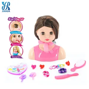 2022 New dolls manufacturers girls gifts pretty makeup make up barbe doll display half doll