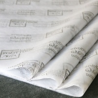 Papel de Envolver Personalizado con Logotipo de Marca, Recubierto de Cera, Biodegradable y Reciclable, 100 Unidades, para Pequeñas Empresas, Ropa, Camisetas, Velas