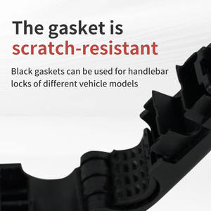 Защищенный Противоугонный велосипедный замок с ключами из цинкового сплава и стали, тормозные и сигнальные замки, функции безопасности для велосипедного мотоцикла - Product Image 4