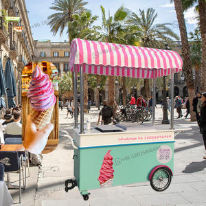 קייטרינג מותאם אישית בר נייד מיץ bbq קדימון מזון מהיר משאית עם ציוד מטבח מלא עגלת גלידה - Product Image 1