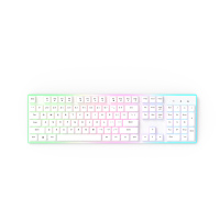 Acer OKB950 Clavier filaire 104 touches RGB rétro-éclairage USB ergonomique Ultra mince ordinateur portable PC de bureau