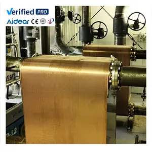 Aidear Custom Stainless Steel Water Cooled Condenser Brazed Heat Exchanger Refrigeration Heat Exchange Parts