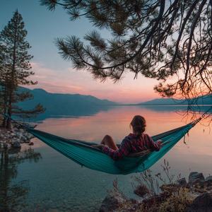 हल्के फोल्डेबल आंसू प्रतिरोधी पैराशूट नायलॉन शिविर हाइकिंग पोर्टेबल आउटडोर हैममॉक 200-300 किलोग्राम भार क्षमता सभी मौसमों - Product Image 2