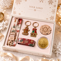 Ensemble de Noël personnalisé avec logo LIANXIN et tasse à température constante, coffret cadeau élégant pour entreprise