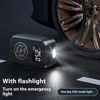 Pompe à air sans fil portable pour voiture 80W 25L/min, multifonction, batterie externe de secours pour téléphone portable, démarreur de secours, gonfleur ABS 2000mAh*2
