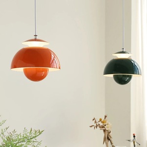 Vintage Bauhaus Pendant Lamp Iron Body Led <b>Light</b> Adjustable Height For Bedroom <b>Dining</b> Room Bar Hotel Lighting - Product Image 1