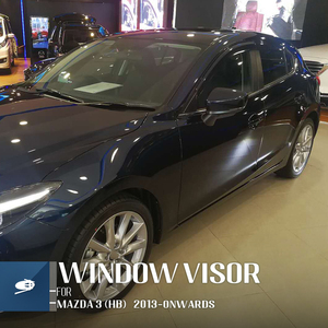 Visiera per finestra MOSUN per <span class=keywords><strong>MAZDA</strong></span> <span class=keywords><strong>3</strong></span> Hatchback <span class=keywords><strong>HB</strong></span> 2013-2022 visiera di sfiato automatico protezione antipioggia deflettore per visiera parasole - Product Image 6