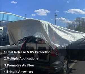 Filet d'ombrage <span class=keywords><strong>voiture</strong></span> <span class=keywords><strong>chien</strong></span> 4x3 m aluminium auvent UV <span class=keywords><strong>protection</strong></span> contre la chaleur <span class=keywords><strong>voiture</strong></span> <span class=keywords><strong>protection</strong></span> solaire - Product Image 4