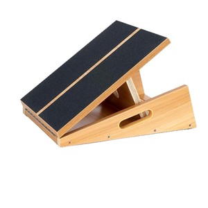 Pédale inclinée en bois massif avec surface antidérapante pour étirements et exercices - Product Image 2