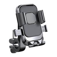 Support magnétique étanche pour vélo avec ventouse en métal, fixation automatique Quad Lock, support de téléphone portable avec verrou de sécurité