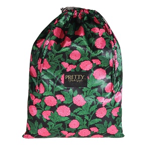 Sac à cordon en satin de luxe avec impression numérique intégrale, étiquette en tissu personnalisée, pour vêtements, chapeaux et sacs à main, sac anti-poussière en satin - Product Image 2
