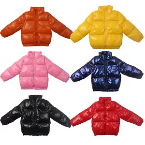 Custom Brand Jacket Girl Coats Short Kids Jacke Puffer Coat Winter Padded Coat