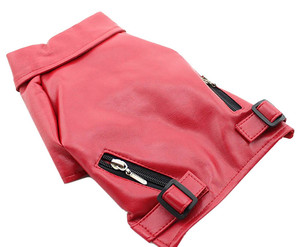 Venta caliente de invierno de lujo para mascotas chaqueta de cuero Elegante <span class=keywords><strong>ropa</strong></span> para mascotas - Product Image 2
