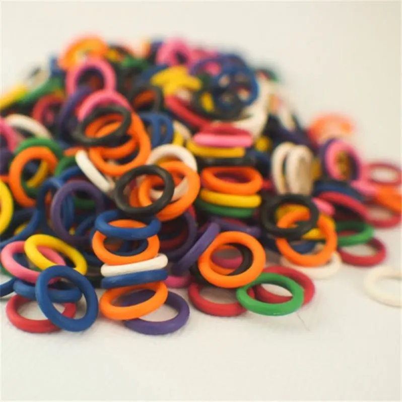 Hot sale colorful HNBR FKM FFKM 70 shore colored silicone oring rubber seal Nitrile epdm o-rings