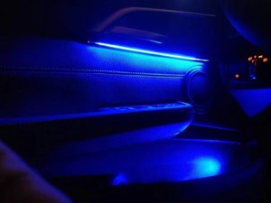 Bandes de garniture intérieures synchronisées en 11 couleurs OEM pour <span class=keywords><strong>BMW</strong></span> Série 5 G30 G38 2018-<span class=keywords><strong>2022</strong></span>, accessoires de remplacement pour le tableau de bord et les portes - Product Image 4