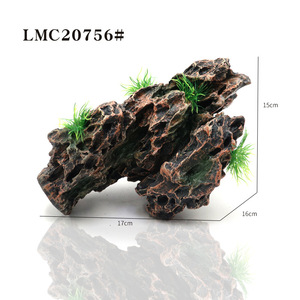 천연 원석 드래곤 스톤 수족관 오렌지 인공 돌 바위 - Product Image 2