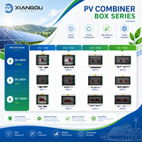 Caja Combinadora Solar Fotovoltaica para Techo, OEM ODM, Venta al por Mayor de Fábrica, 1 Entrada 1 Salida, 600V DC, 4.5kA, IP65, Protección con Fusible MCB SPD